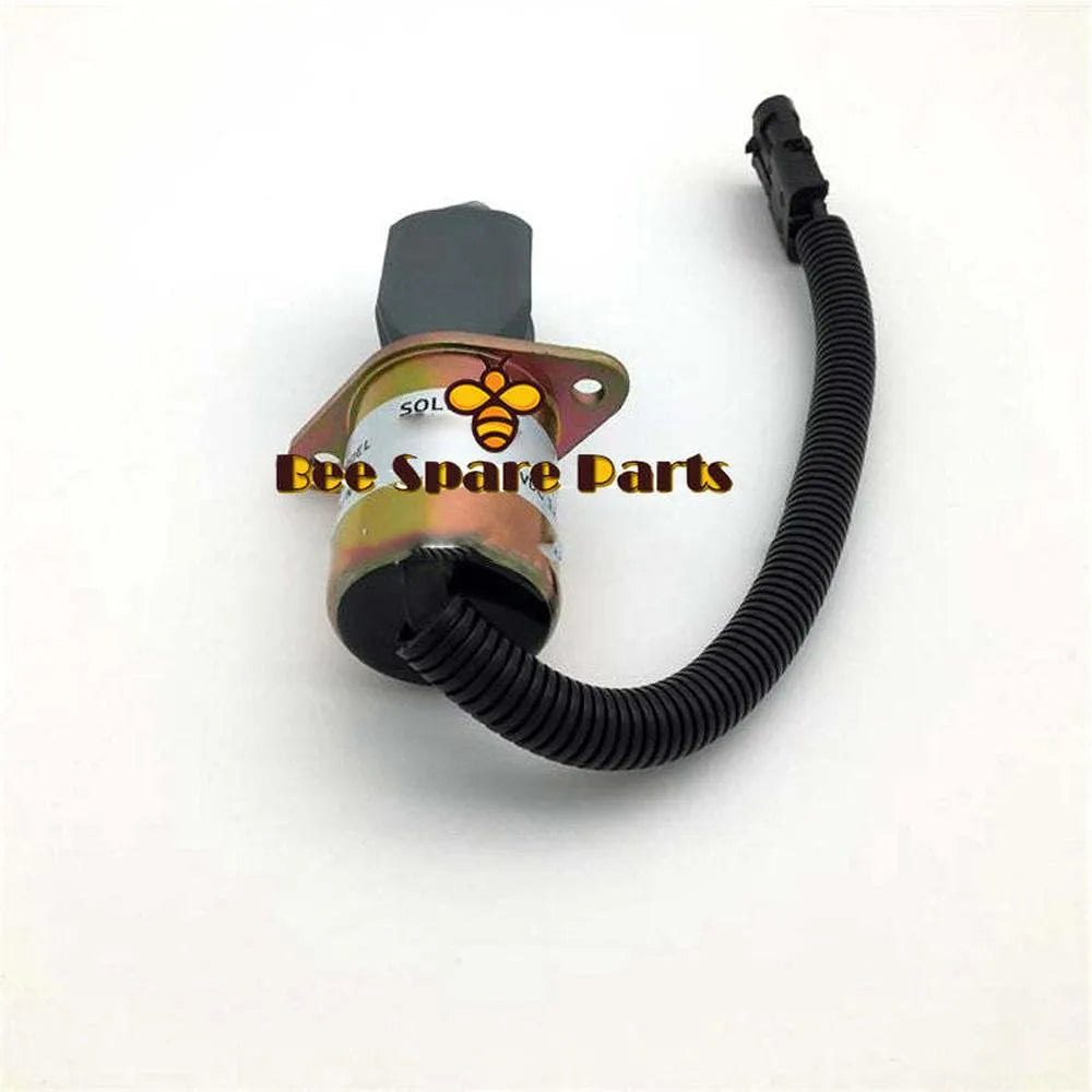 Shut Off Stop Solenoid 3991196 9073747 24V for Cummins Liebherr Excavator R914 +-Solenoid & Solenoid Valve-BeeSpareParts