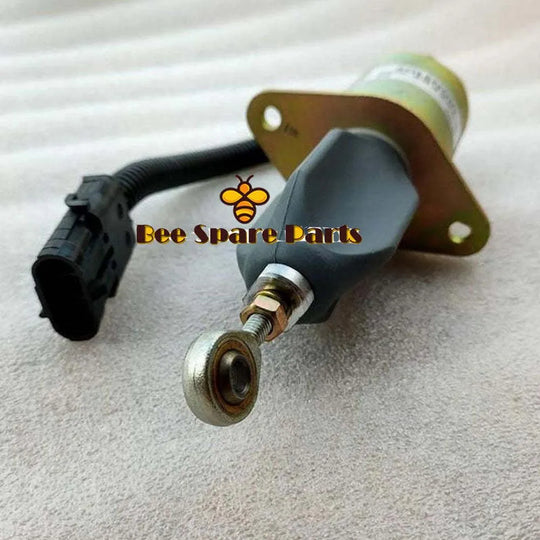 Shutdown Solenoid 3939018 Shut Off Solenoid SA-4889-12 12 Vdc Fits Hyundai Excavators 335LC-7 Cummins 6CT Engine-Solenoid & Solenoid Valve-BeeSpareParts