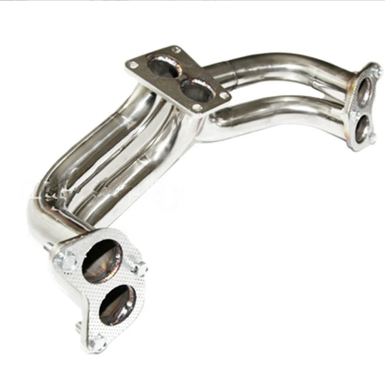 Stainless Exhaust Pipe Exhaust Downpipe Pipe for 2015-2018 Subaru WRX 2.0T FA20 Turbo Exhaust Manifold Downcomer Spot Supply-BeeSpareParts
