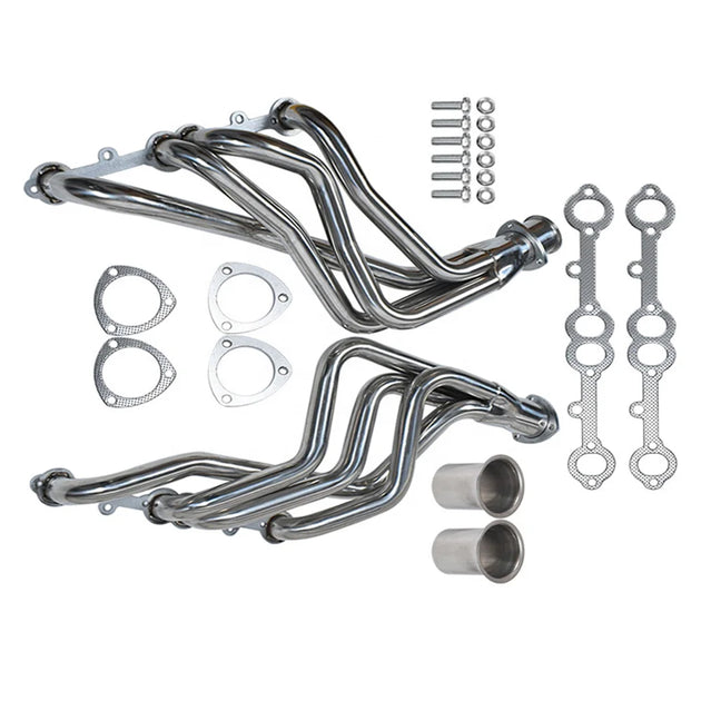 Stainless Steel Automotive Modification Exhaust Pipe Suitable for 1973-1985 Chevrolet GMC Truck 4.8L 5.7L 6.2L-BeeSpareParts