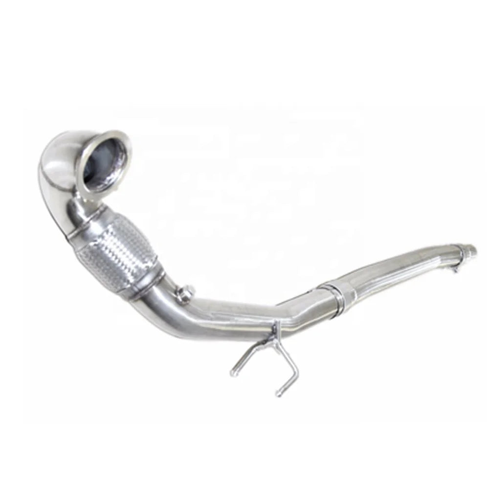 Stainless Steel Automotive Modification Exhaust Pipe Suitable for Volkswagen for Golf R 2015-2016 MK7 2.0T V With 3 Inches-BeeSpareParts