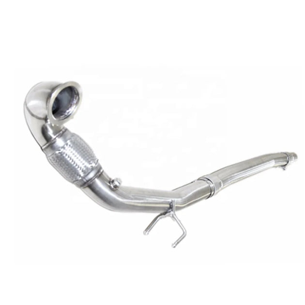 Stainless Steel Automotive Modification Exhaust Pipe Suitable for Volkswagen for Golf R 2015-2016 MK7 2.0T V With 3 Inches-BeeSpareParts