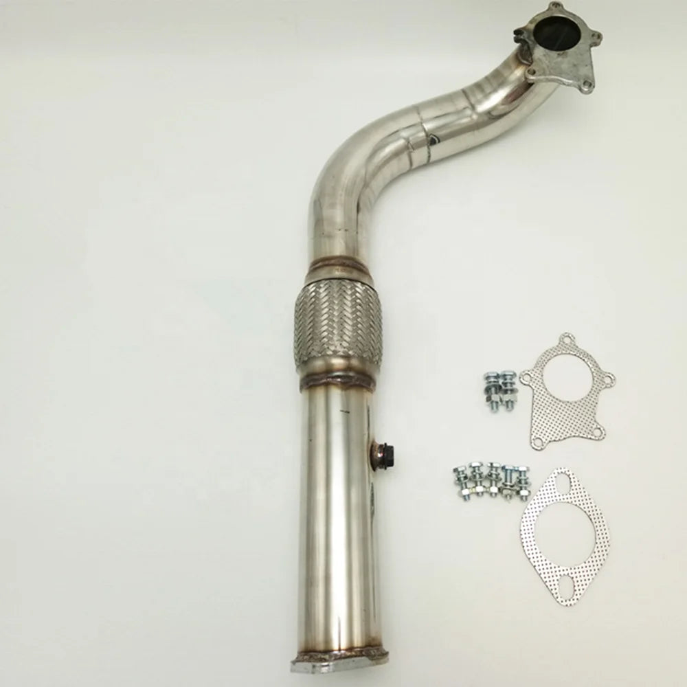 Stainless Steel Material Automotive Exhaust Pipe Modification for 1988-2000 Honda Civic D15 D16 Turbo Pipe 3 "T3/T4 5 Bolt-BeeSpareParts
