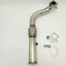 Stainless Steel Material Automotive Exhaust Pipe Modification for 1988-2000 Honda Civic D15 D16 Turbo Pipe 3 "T3/T4 5 Bolt-BeeSpareParts