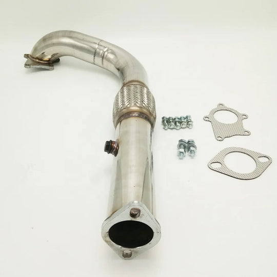 Stainless Steel Material Automotive Exhaust Pipe Modification for 1988-2000 Honda Civic D15 D16 Turbo Pipe 3 "T3/T4 5 Bolt-BeeSpareParts