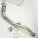Stainless Steel Material Automotive Modification Exhaust Pipe Suitable for Subaru WRX STI 2008-2014 EJ20 EJ25 3 "-BeeSpareParts