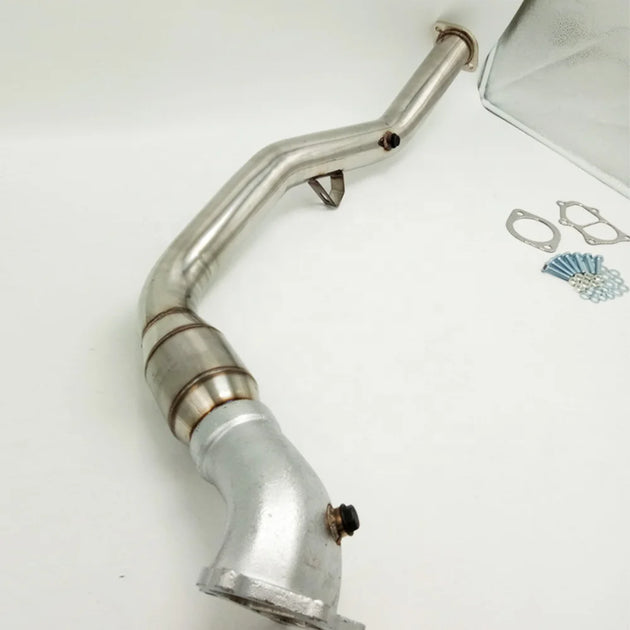 Stainless Steel Material Automotive Modification Exhaust Pipe Suitable for Subaru WRX STI 2008-2014 EJ20 EJ25 3 "-BeeSpareParts