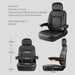 Truck Seats For Truck ,Motohome-BeeSpareParts