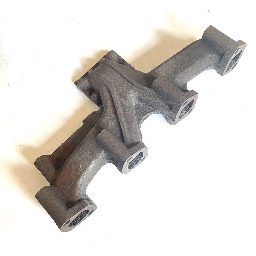 Turbo iron exhaust manifold pipe for ISUZU 4BD1 engine Hitachi EX100 EX120 SK100-Replacement Aftermarket Parts