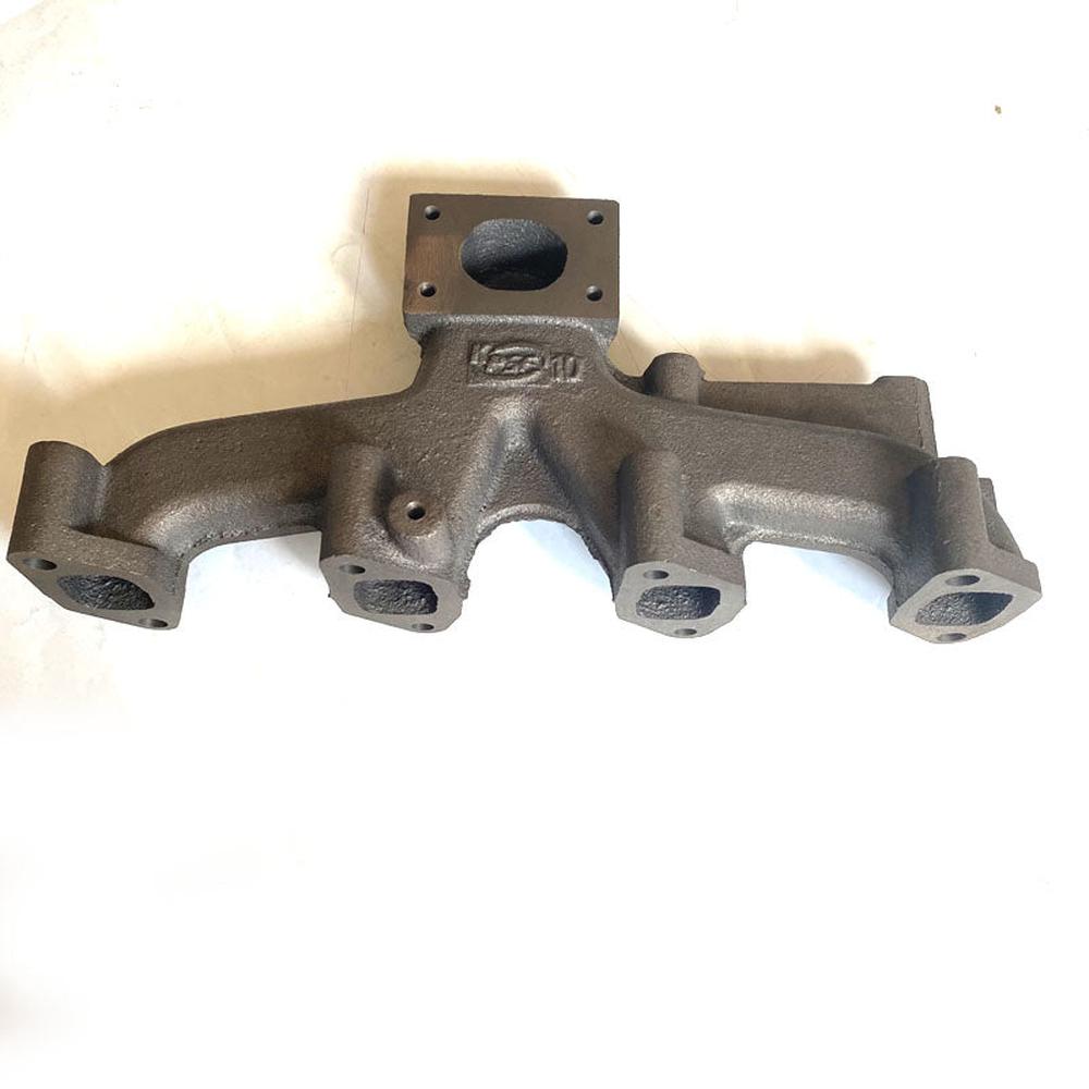 Turbo iron exhaust manifold pipe for ISUZU 4BD1 engine Hitachi EX100 EX120 SK100-Replacement Aftermarket Parts
