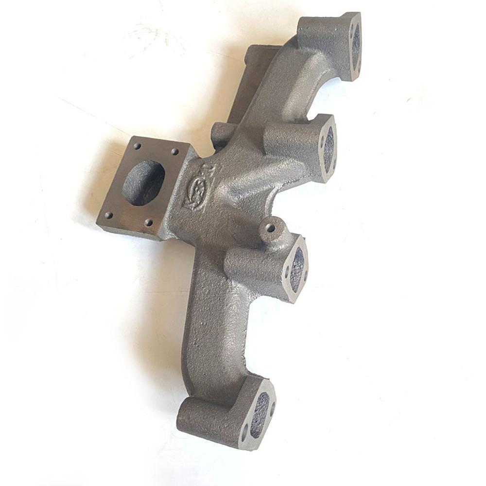 Turbo iron exhaust manifold pipe for ISUZU 4BD1 engine Hitachi EX100 EX120 SK100-Replacement Aftermarket Parts