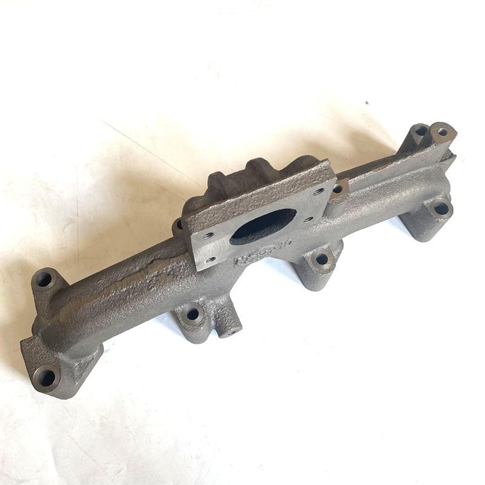 Turbo iron exhaust manifold pipe for ISUZU 4BD1 engine Hitachi EX100 EX120 SK100-Replacement Aftermarket Parts