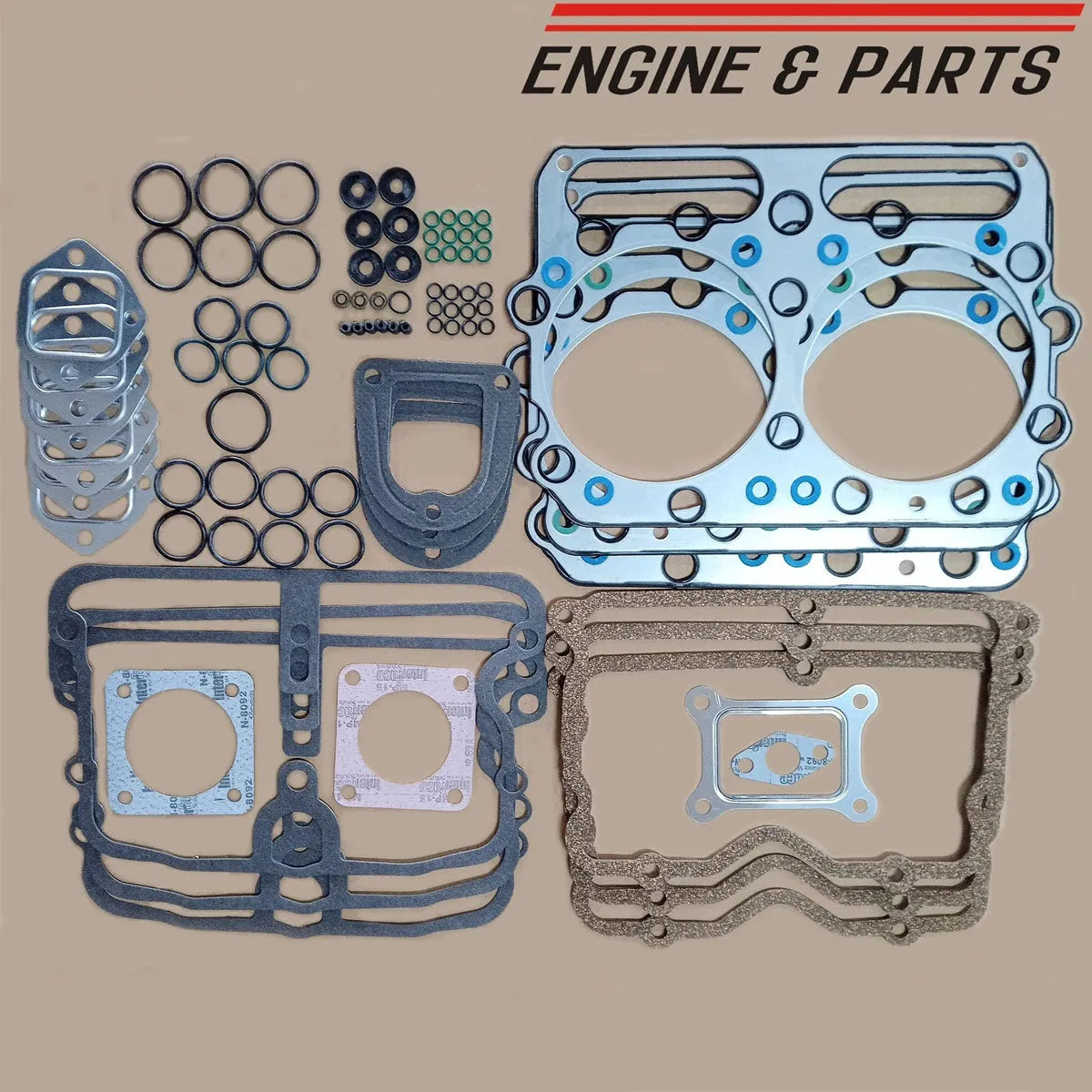 Upper Head Gasket Set for Cummins 855 Big Cam IV & STC 4024919 3801754 NT NTC-Gasket & Gasket Kit-BeeSpareParts