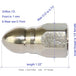 XZT 1/4" Female 4000psi Sewer Jetter Nozzle (S16),button Nose,Pressure Drain Jetter Hose Nozzle-BeeSpareParts