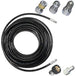 XZT 3000 PSI 1/4 Inch 50 FT Sewer Jetter Kit for Pressure Washer, Button Nose and Rotating Nozzle for Pressure Washer,Pressure Washer Drain Hose kit,Kitchen Drain Cleaner (50)-BeeSpareParts