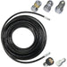 XZT 3000 PSI 1/4 Inch 50 FT Sewer Jetter Kit for Pressure Washer, Button Nose and Rotating Nozzle for Pressure Washer,Pressure Washer Drain Hose kit,Kitchen Drain Cleaner (50)-BeeSpareParts