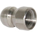 XZT 4000psi Sewer Drain Nozzle,Rotating Button Nose,Pressure Washer Sewer Drain Hose Nozzle (S13-1/4)-BeeSpareParts