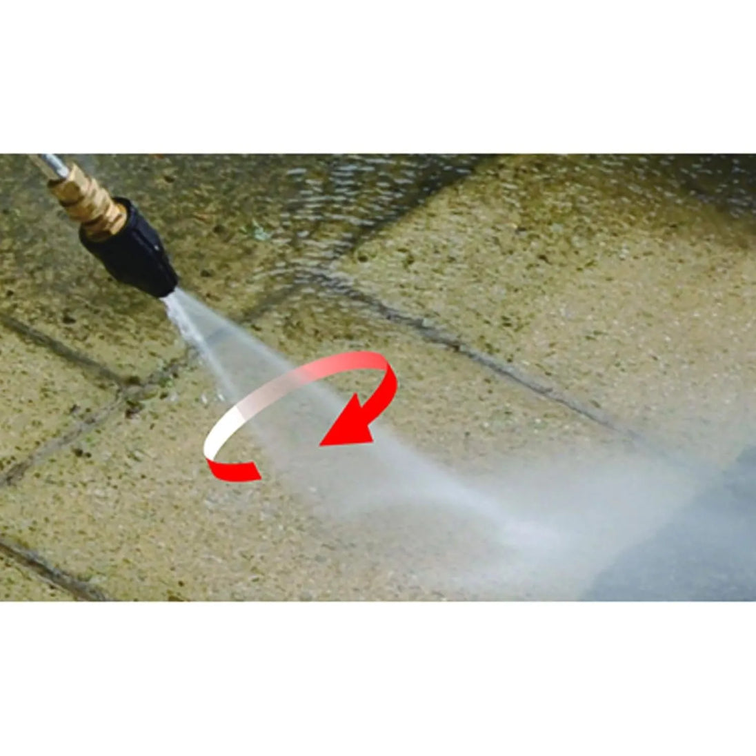 XZT 4.0 Pressure Washer Rotating Turbo Nozzle 4000 PSI 4 GPM with Spray Nozzle Tips Kit-BeeSpareParts