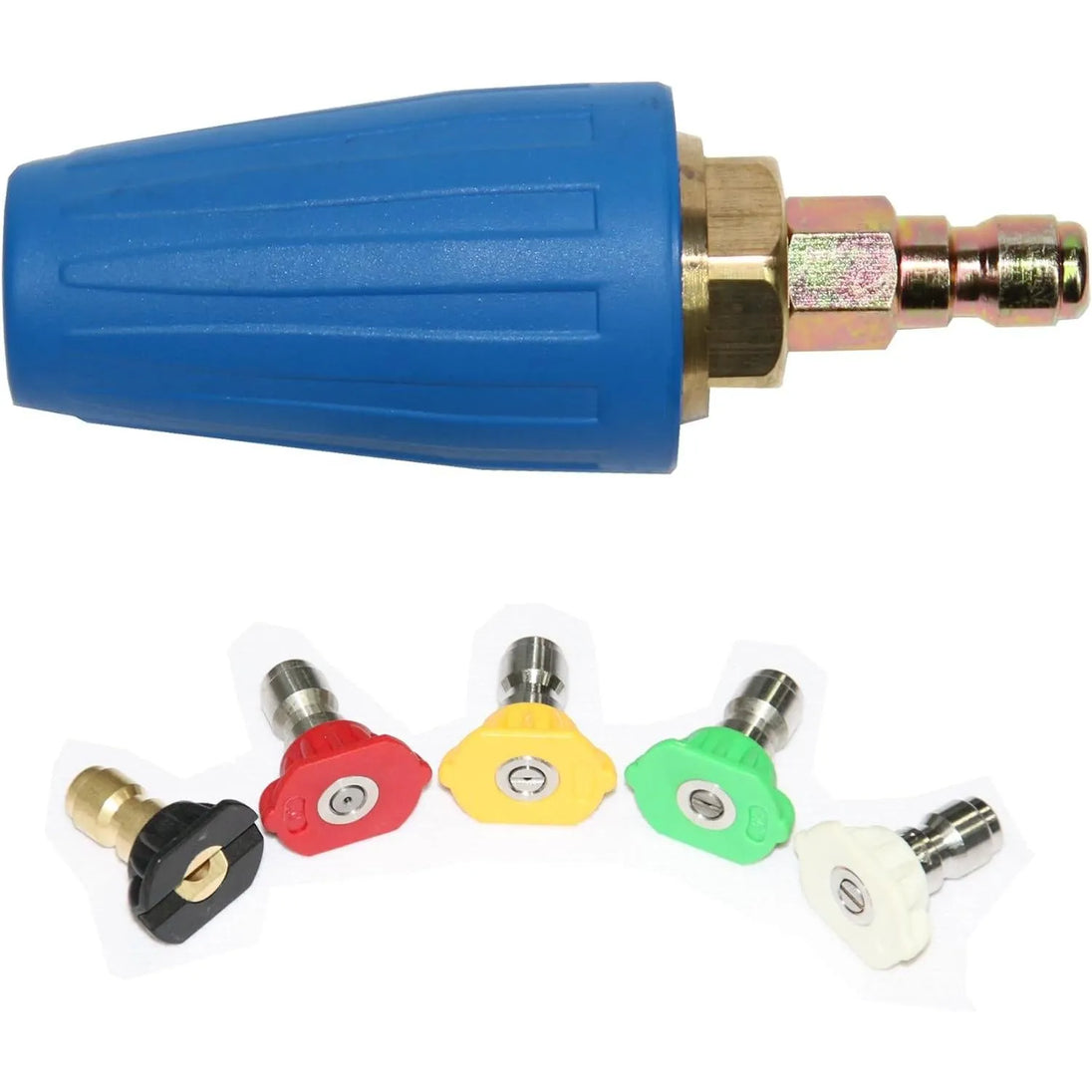 XZT 4.0 Pressure Washer Rotating Turbo Nozzle 4000 PSI 4 GPM with Spray Nozzle Tips Kit-BeeSpareParts