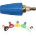 XZT 4.0 Pressure Washer Rotating Turbo Nozzle 4000 PSI 4 GPM with Spray Nozzle Tips Kit-BeeSpareParts