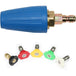 XZT 4.0 Pressure Washer Rotating Turbo Nozzle 4000 PSI 4 GPM with Spray Nozzle Tips Kit-BeeSpareParts