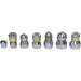 XZT-7Pack 4000psi Sewer Jetter Nozzle Kit,Rotating Button Nose,Pressure Washer Drain Jetter Hose Nozzle-BeeSpareParts