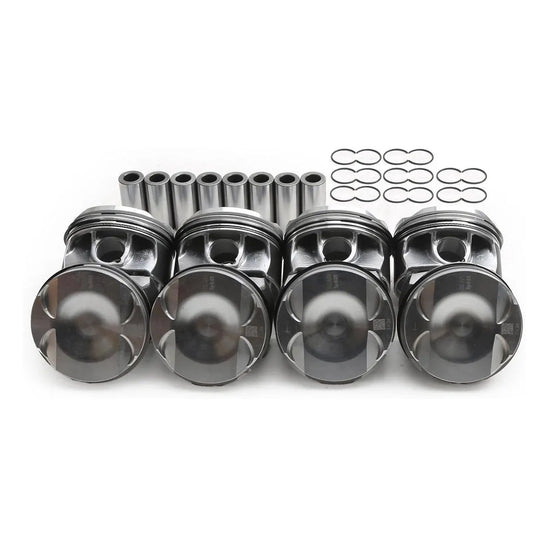 A1760300100 Engine Piston & Pin & Snap Ring Kit Assembly M177.980 4.0T 8-Cylinder Compatible with BENZ AMG GT C-CLASS (W205) E-CLASS GLC GLE GLS S-CLASS-BeeSpareParts