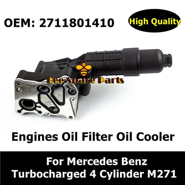 A2711801410 2711801410 Oil Cooler Kit For Mercedes Benz E200 220 250 W271 Engines Oil Filter Lubrication Module Car Accessories-BeeSpareParts