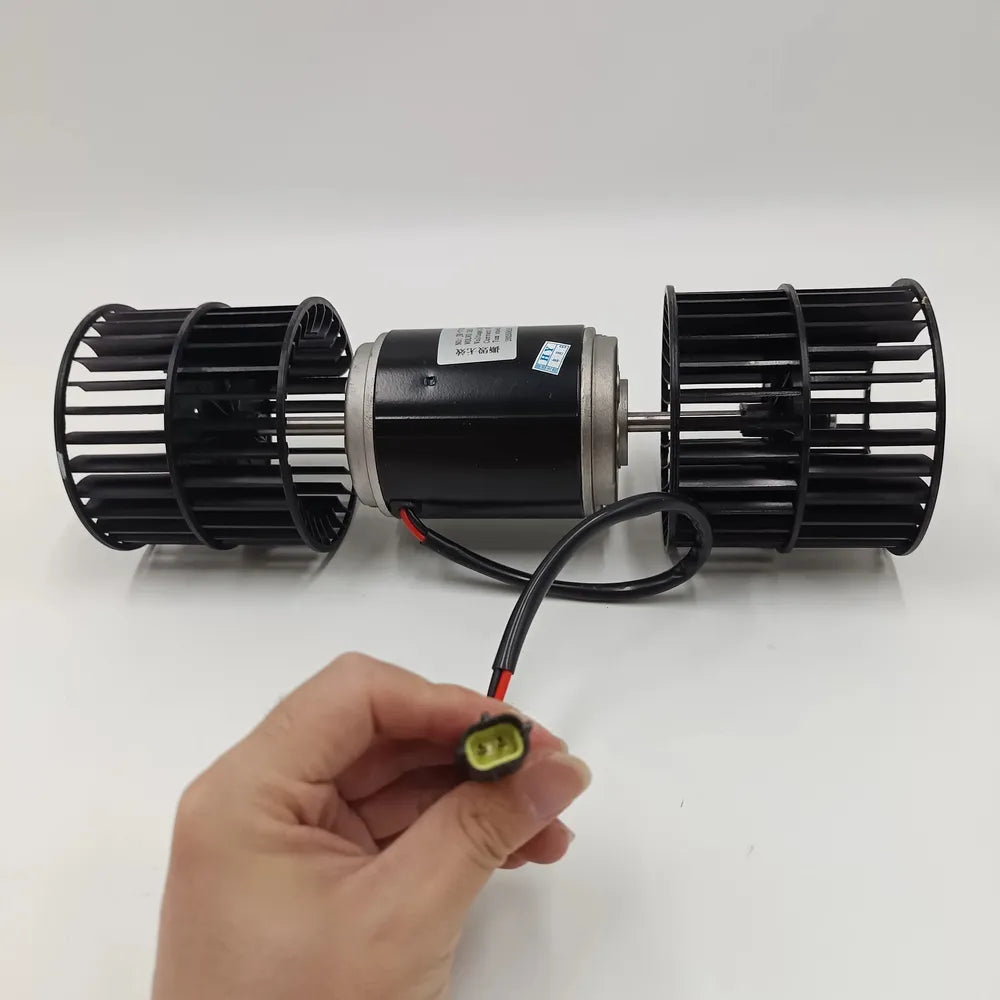 A/C Blower Fan Motor for Volvo Excavator EC140 EC160 EC210 EC240 EC290 EC210B EC140B 24V VOE14576774 14514331-Replacement Aftermarket Parts