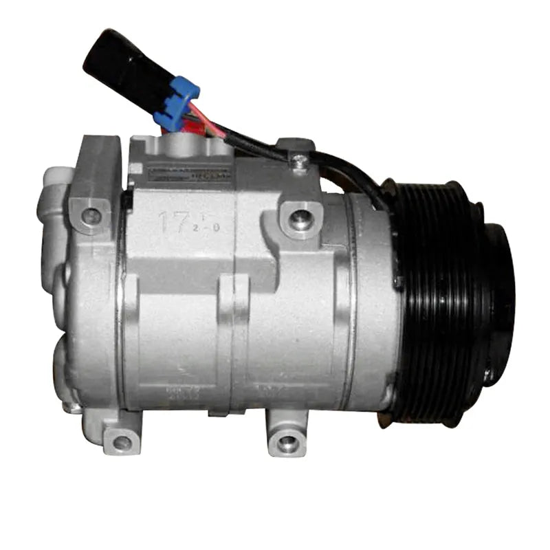 AC Compressor AT367640 Air Conditioning Compatible With John Deere Loader Four-Wheel Drive:444K 524K 544K 724K 744K 824K 844K-BeeSpareParts