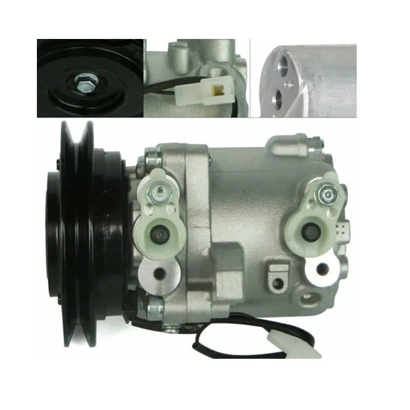 A/C Compressor RD451-93900 for Kubota U35-4 U55 U55-4 KX040-4 KX057-4 KX080-4-Replacement Aftermarket Parts