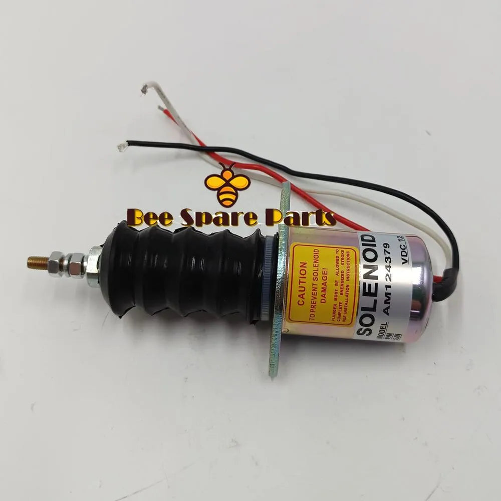 AM124379 AM124377 AM103337 Fuel Shut off solenoid For John Deere 332 430-BeeSpareParts