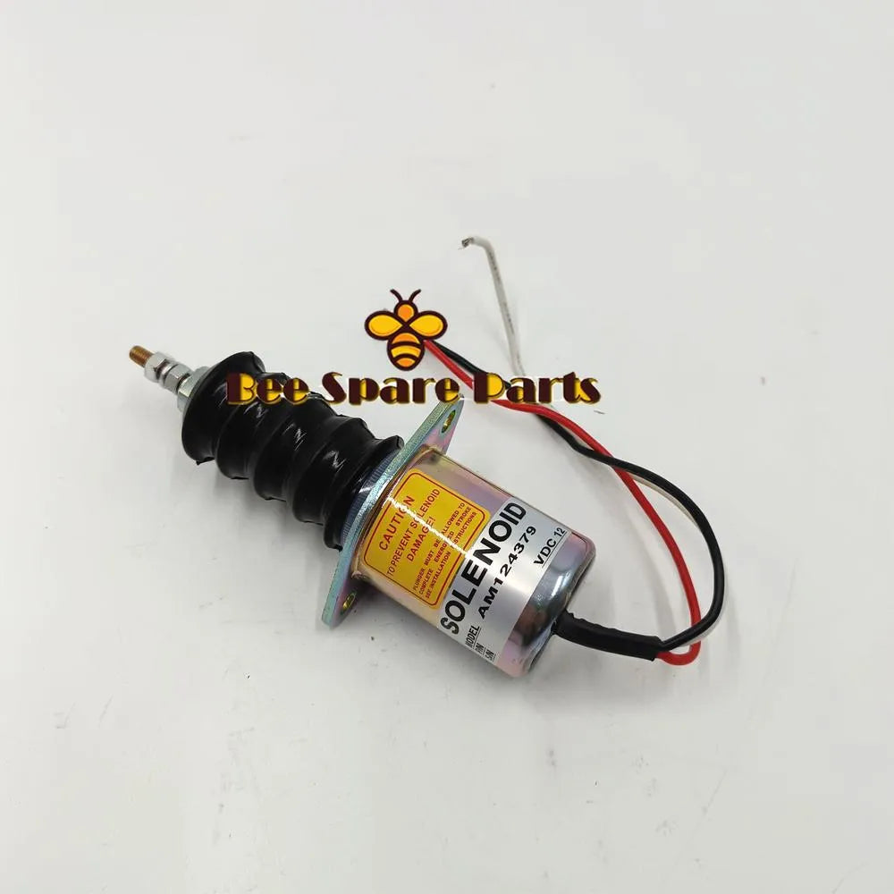 AM124379 AM124377 AM103337 Fuel Shut off solenoid For John Deere 332 430-BeeSpareParts