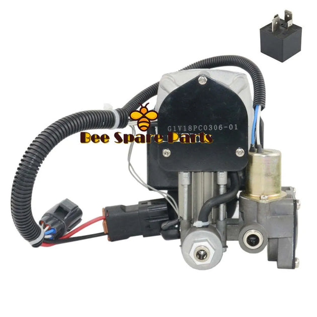 AP03 Fits Hitachi Type Air Compressor Pump+Relay For Land Rover Range Rover Sport Discovery 3 LR023964 LR045251 LR072537-Replacement Aftermarket Parts
