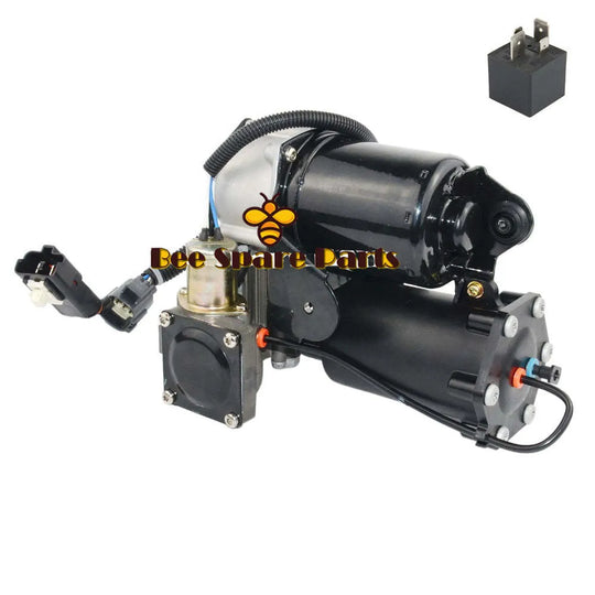 AP03 Fits Hitachi Type Air Compressor Pump+Relay For Land Rover Range Rover Sport Discovery 3 LR023964 LR045251 LR072537-Replacement Aftermarket Parts