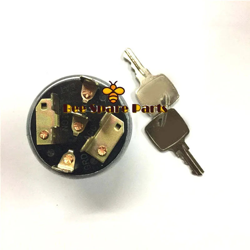 AT195301 Ignition Switch for John Deere 210C 210K 210LE 210LJ 250 300D 310C 310D-BeeSpareParts