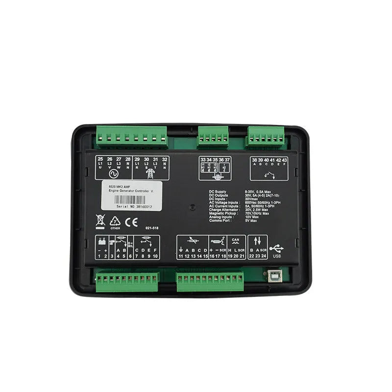 Auto Controller AMF DSE6020 Replace DSE 6020 MK2 DSE6020MK2 for Genset Generator Control-Replacement Aftermarket Parts