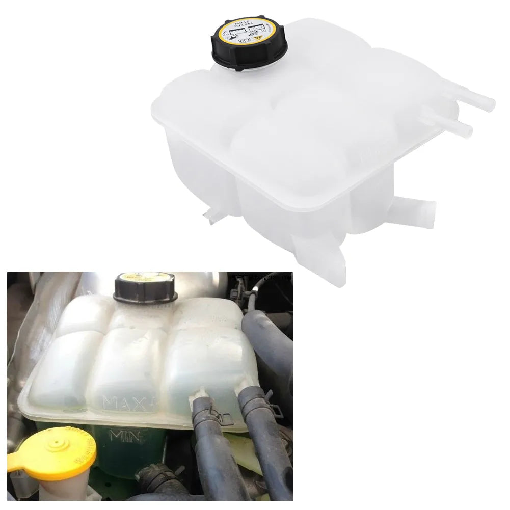 Auto Coolant Recovery Tank Expansion Bottle Reservoir W/ Cap for Mazda 3 2004-2012 LF8B-15-350B - intl-BeeSpareParts