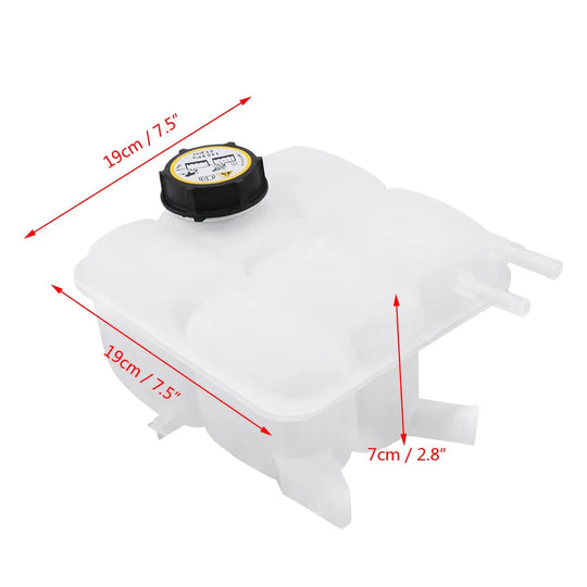 Auto Coolant Recovery Tank Expansion Bottle Reservoir W/ Cap for Mazda 3 2004-2012 LF8B-15-350B - intl-BeeSpareParts