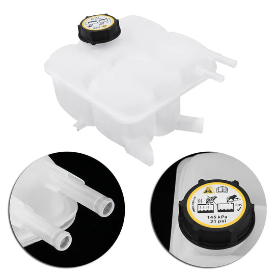 Auto Coolant Recovery Tank Expansion Bottle Reservoir W/ Cap for Mazda 3 2004-2012 LF8B-15-350B - intl-BeeSpareParts