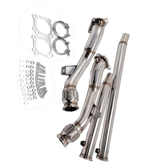 Automotive Exhaust Pipe Modification Suitable for Audi S4 B5 A6 Allroad C5 2.7L 2.5" K03 Turbo and Upgraded K04 RS6 Turbo-BeeSpareParts