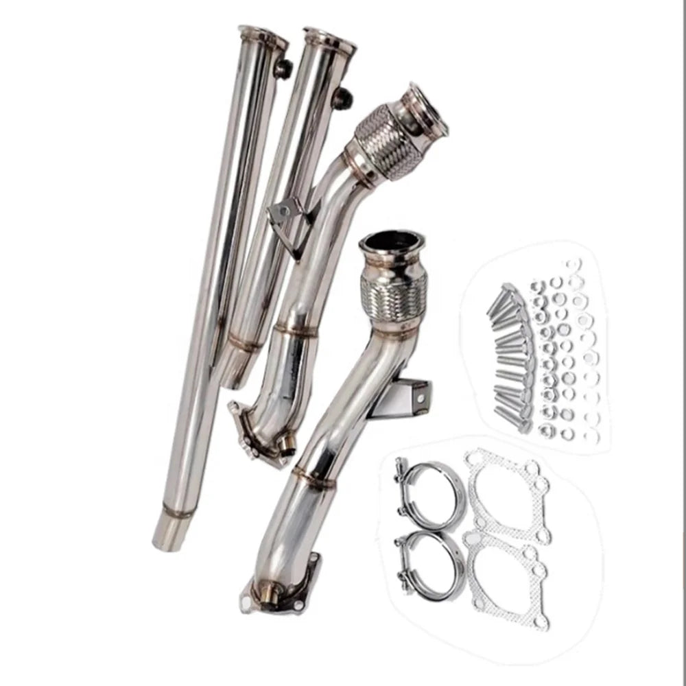 Automotive Exhaust Pipe Modification Suitable for Audi S4 B5 A6 Allroad C5 2.7L 2.5" K03 Turbo and Upgraded K04 RS6 Turbo-BeeSpareParts