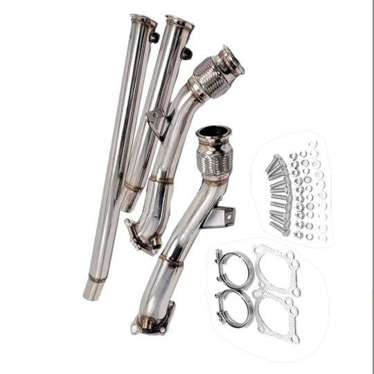 Automotive Exhaust Pipe Modification Suitable for Audi S4 B5 A6 Allroad C5 2.7L 2.5" K03 Turbo and Upgraded K04 RS6 Turbo-BeeSpareParts