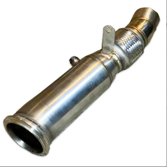 Automotive Stainless Steel Exhaust Pipe Modification for BMW X5 X6 535 640 N55 3.0T EWG Engine Turbo Exhaust Manifold Downcomer-BeeSpareParts