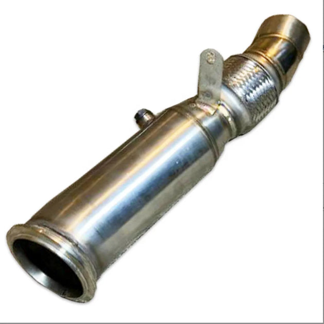 Automotive Stainless Steel Exhaust Pipe Modification for BMW X5 X6 535 640 N55 3.0T EWG Engine Turbo Exhaust Manifold Downcomer-BeeSpareParts