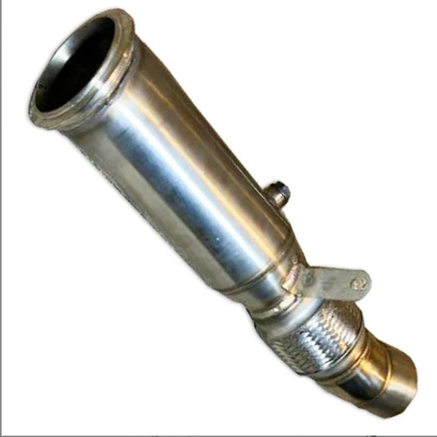 Automotive Stainless Steel Exhaust Pipe Modification for BMW X5 X6 535 640 N55 3.0T EWG Engine Turbo Exhaust Manifold Downcomer-BeeSpareParts