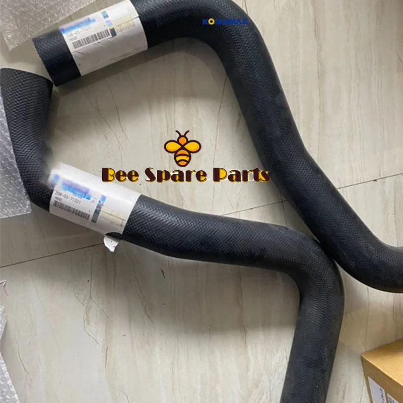 Upper Lower Water Hose Rubber Fit Komatsu 208-03-71321 208-03-71331 PC400-7 PC400LC-7 PC450-7 PC450LC-7