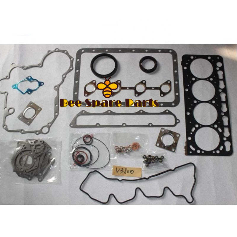 Overhaul Full Head Gasket set Kit Fit For Kubota V3800 V3800T Engine