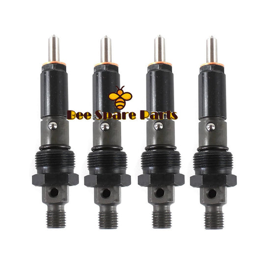 4pcs Fuel Injector for Case-IH Skid Steer 1840 1845C Backhoe 580 Super K 680L