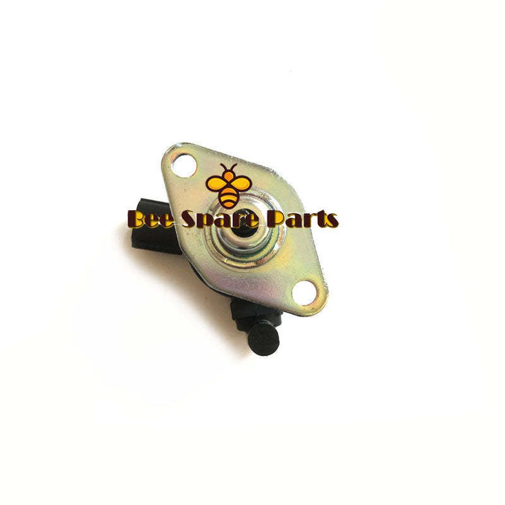 Stop Solenoid 1C010-60014 1C01060014 for Hyundai Wheel Loader HSL850-7 Excavator 33HDLL12V Stop Solenoid 1C010-60010 1C010-60014 1C010-60013 1C010-60015 for Kubota Tractor M6800 M8200 M9000-Replacement Aftermarket Parts